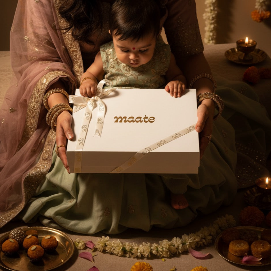 Woman and child holding a &