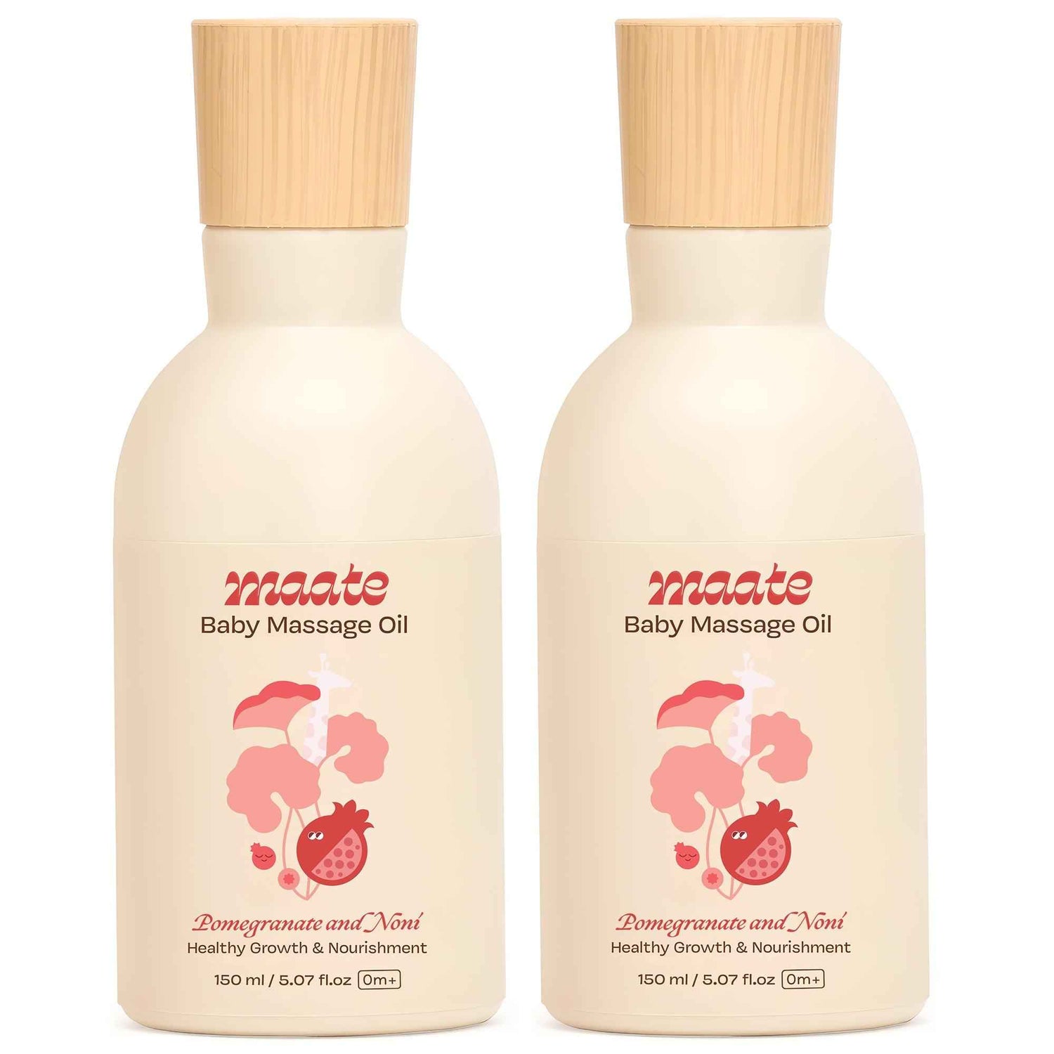 100% Natural Baby Massage Oil Combo - 150 ML - Maate