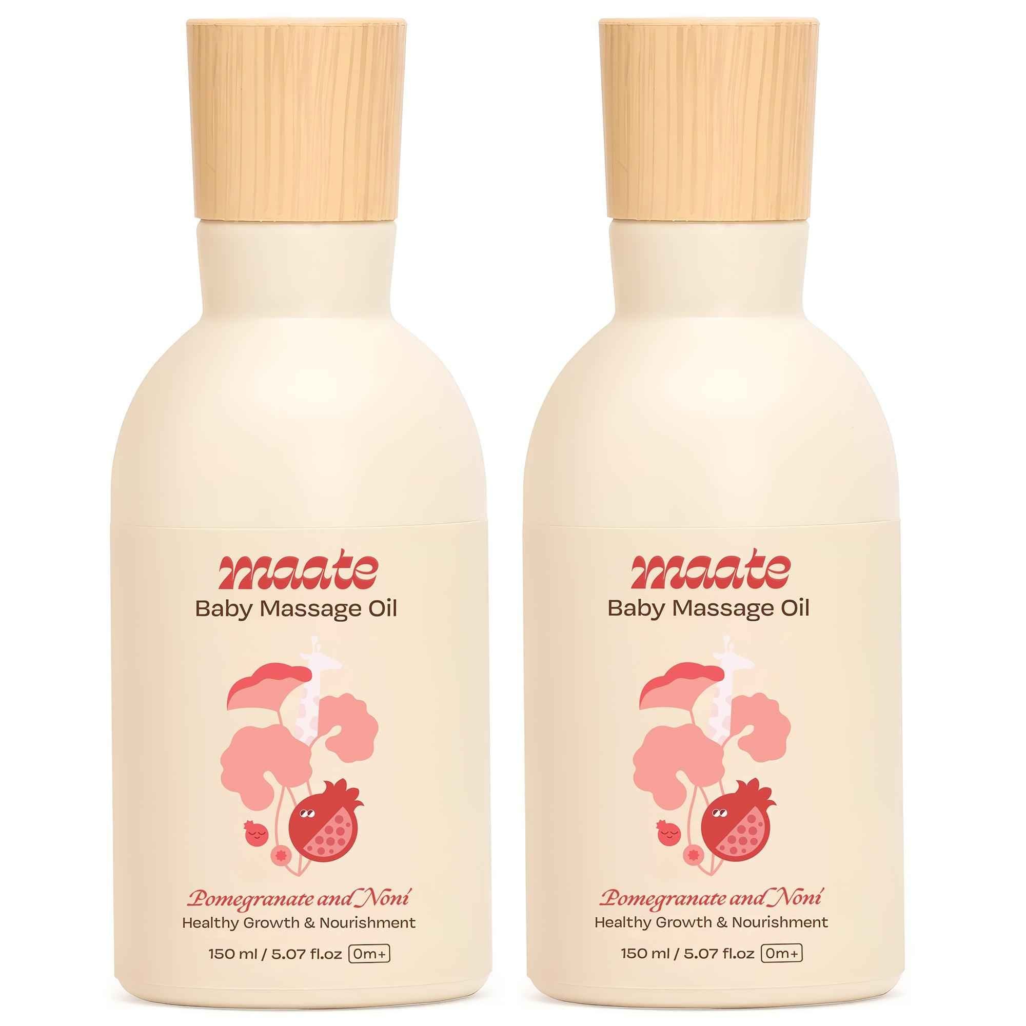 100% Natural Baby Massage Oil Combo - 150 ML - Maate