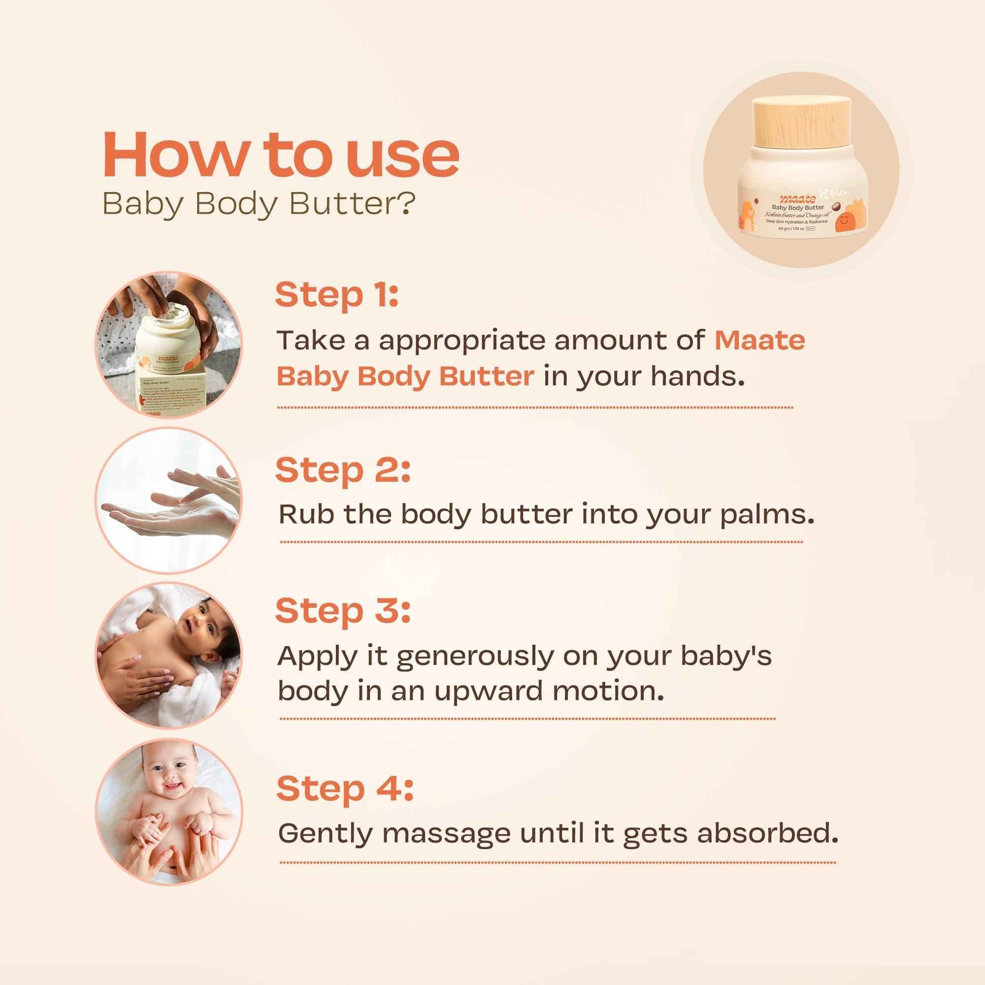 Baby Body Butter - 50 Gm - Maate