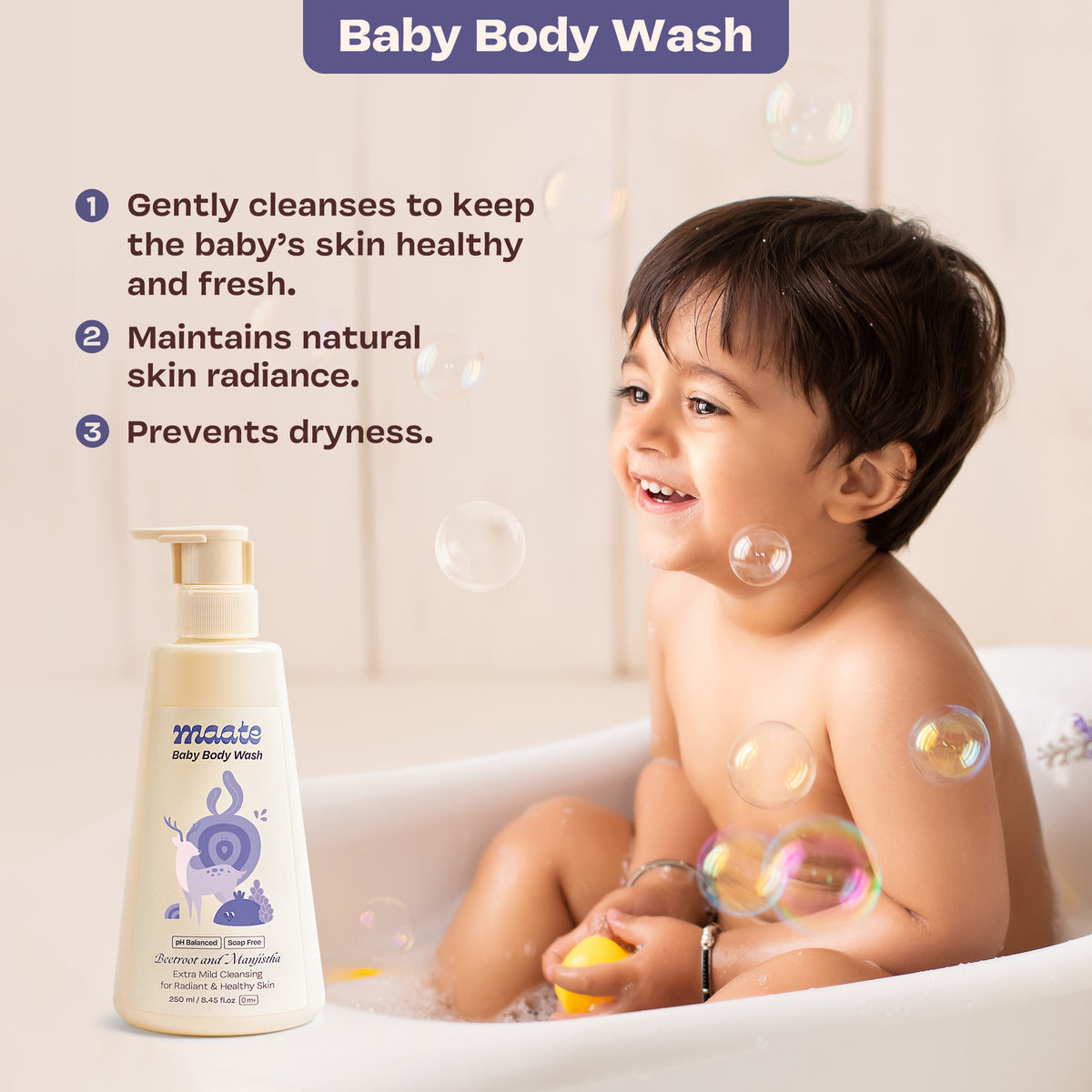 Baby Body Wash 250 Ml & Baby Body Butter 50 Gm Combo