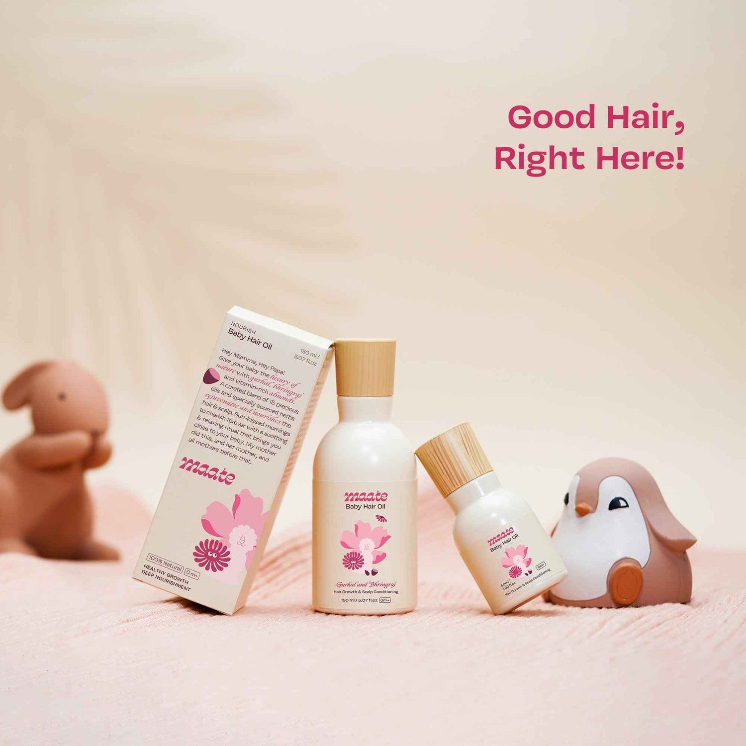 100% Natural Baby Hair Oil - 50 ML - Maate