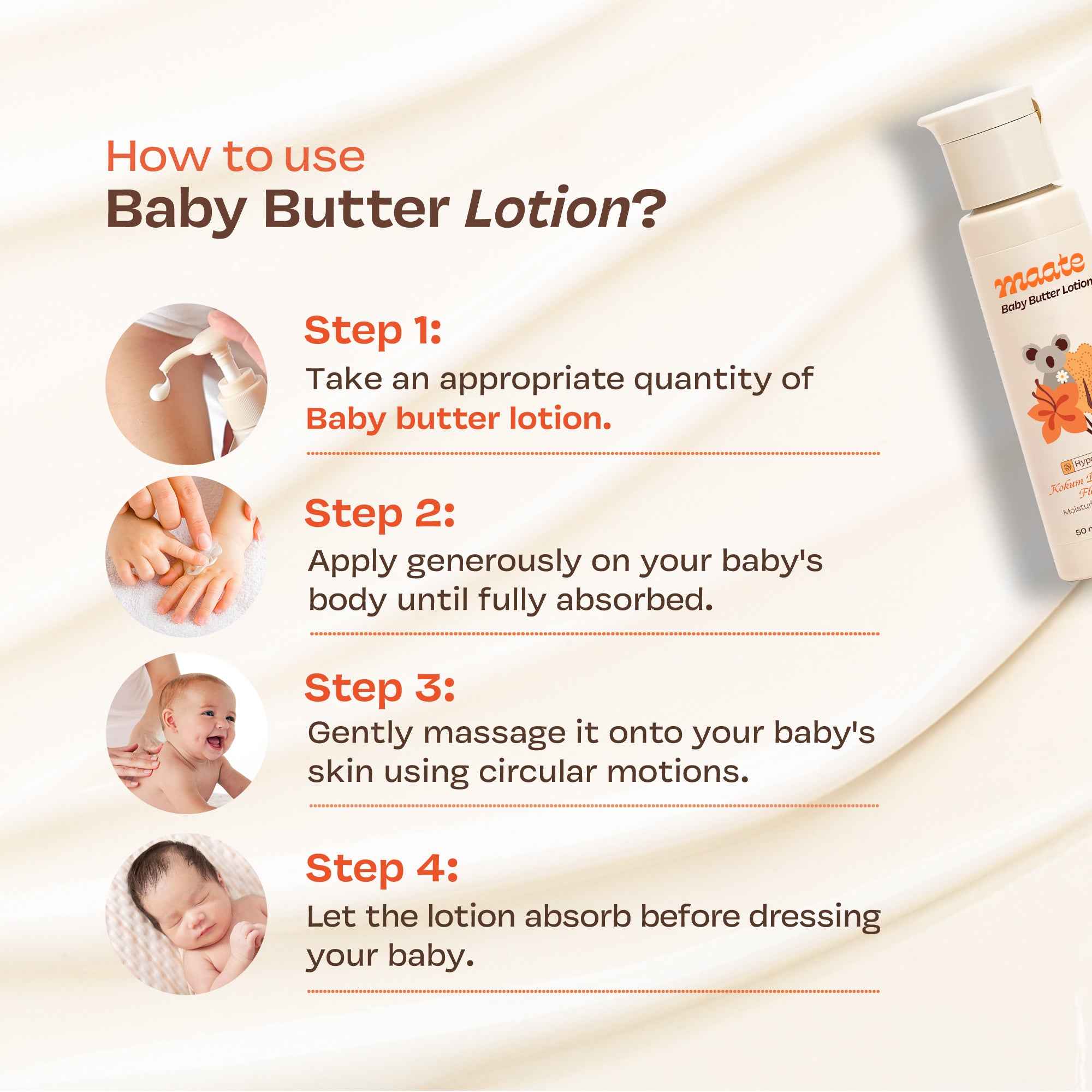 Maate Baby Butter Lotion 50ml- Hypoallergenic | Deep Hydration