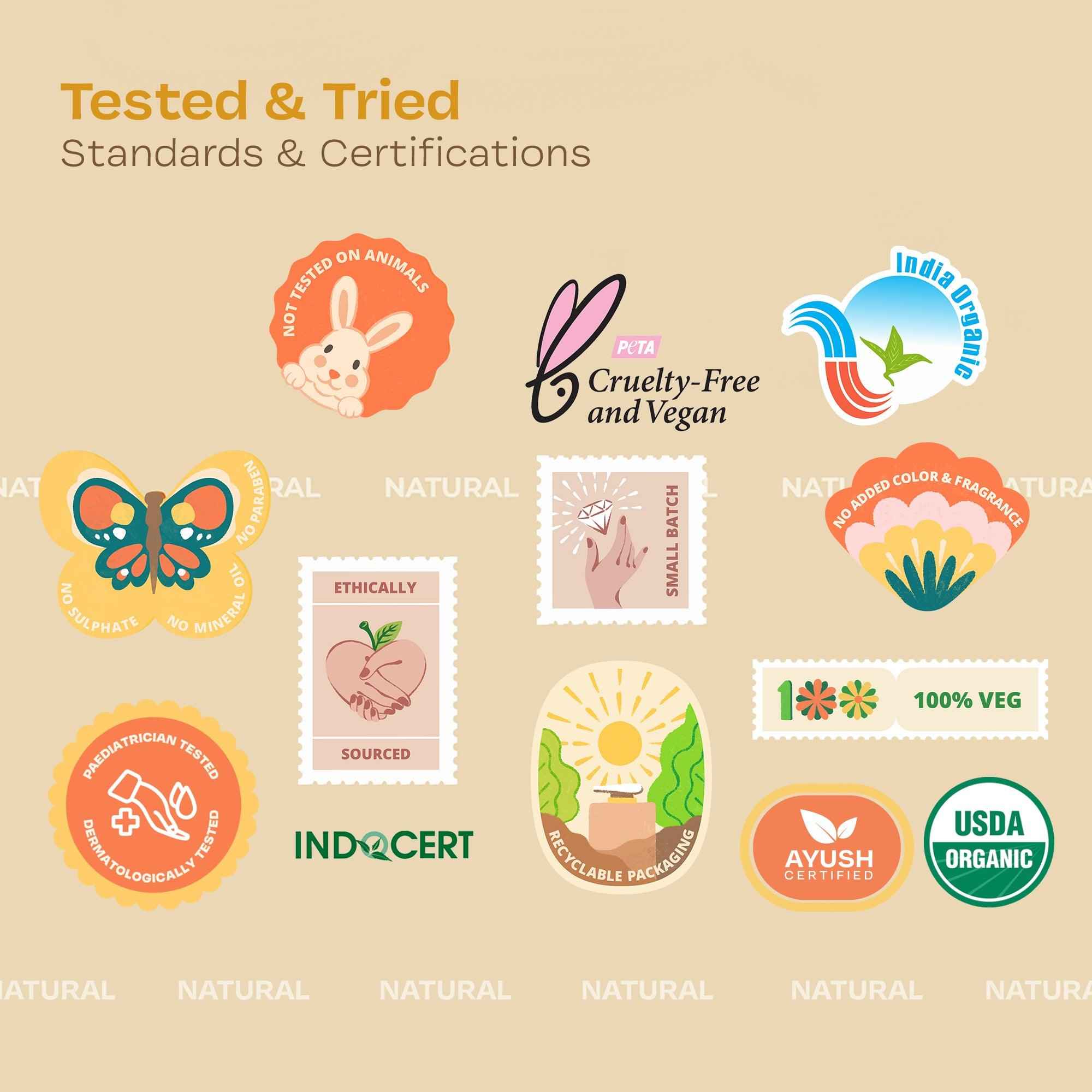 Tear Free Baby Shampoo - ph Balanced | Soap Free - 250 ML - Maate