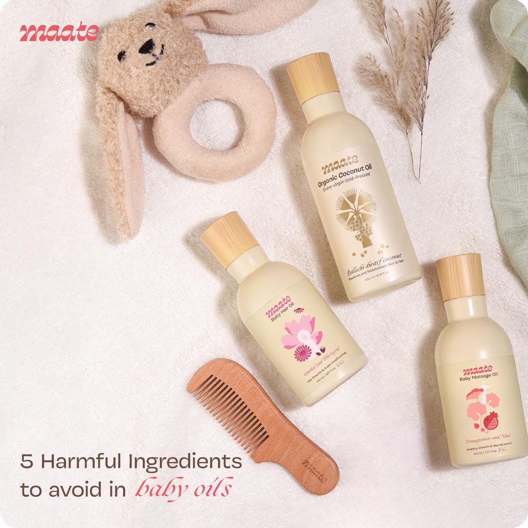 5 Harmful Ingredients to Avoid in Baby Oils
