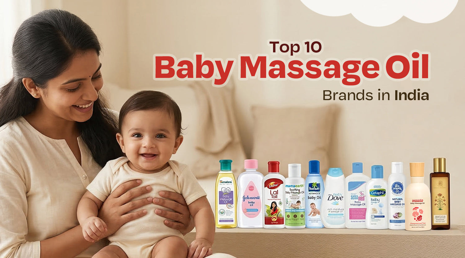 top 10 baby massage oil brand in india