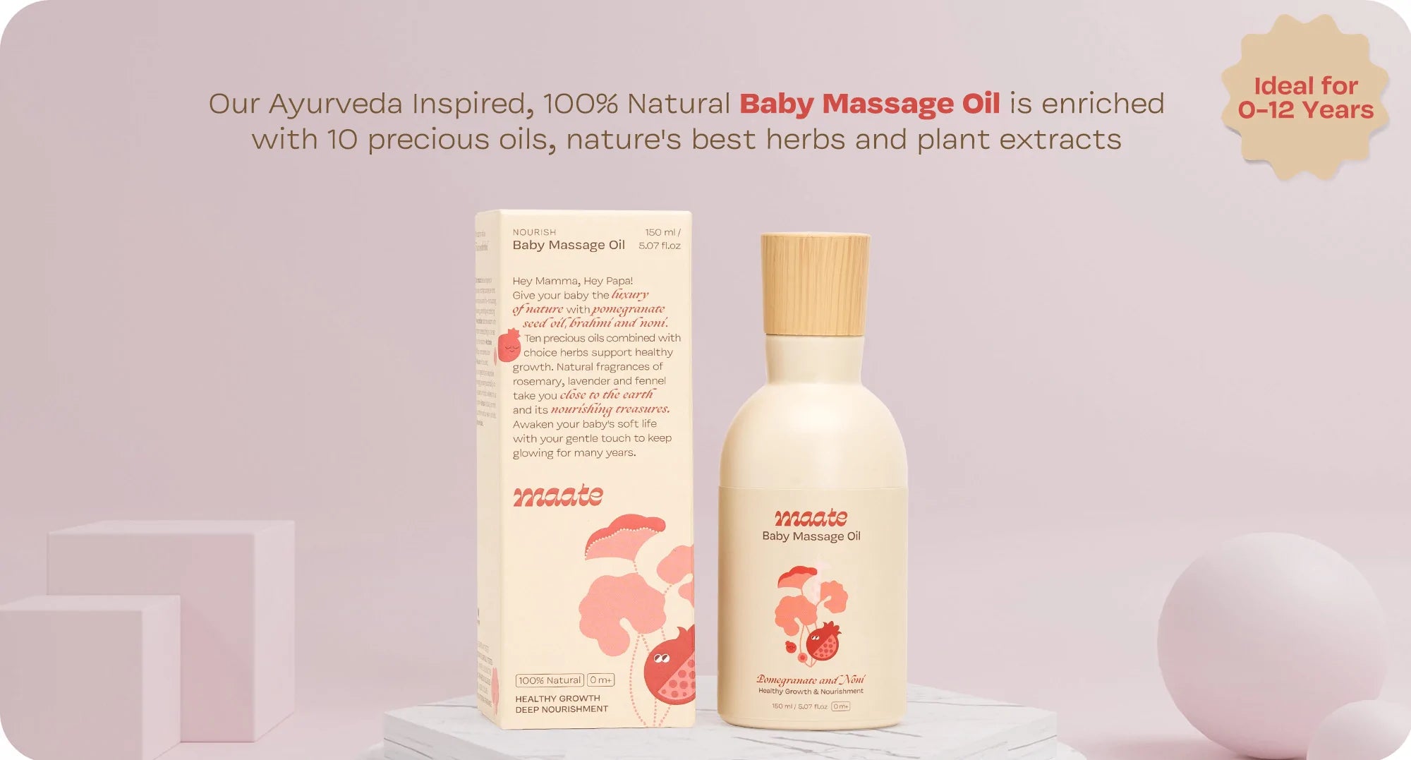 100% Natural Baby Massage Oil Combo - 150 ML