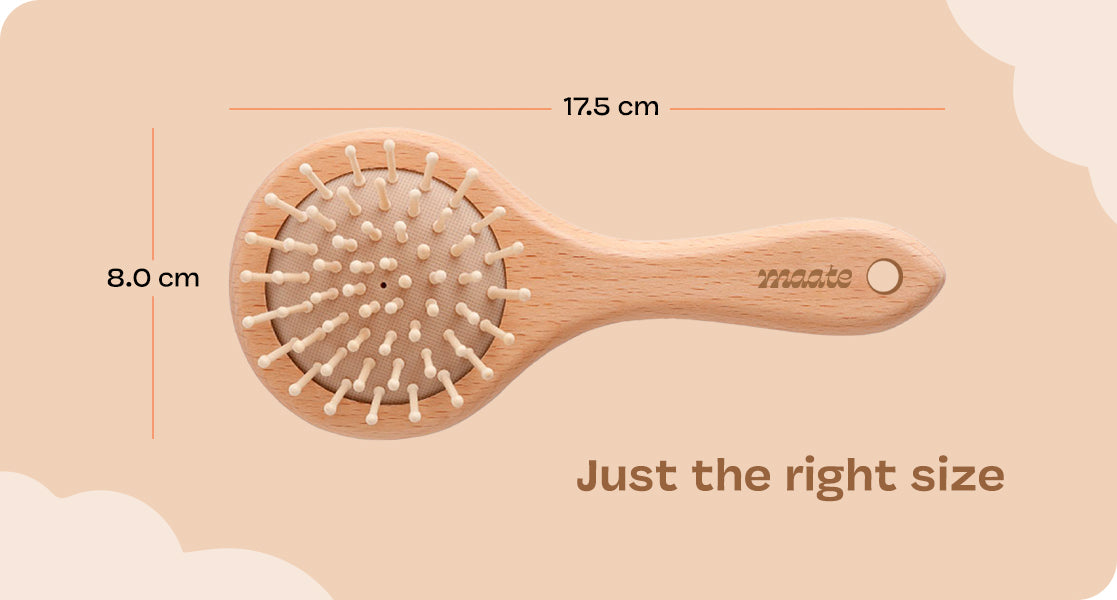 Baby Wooden Hair Brush