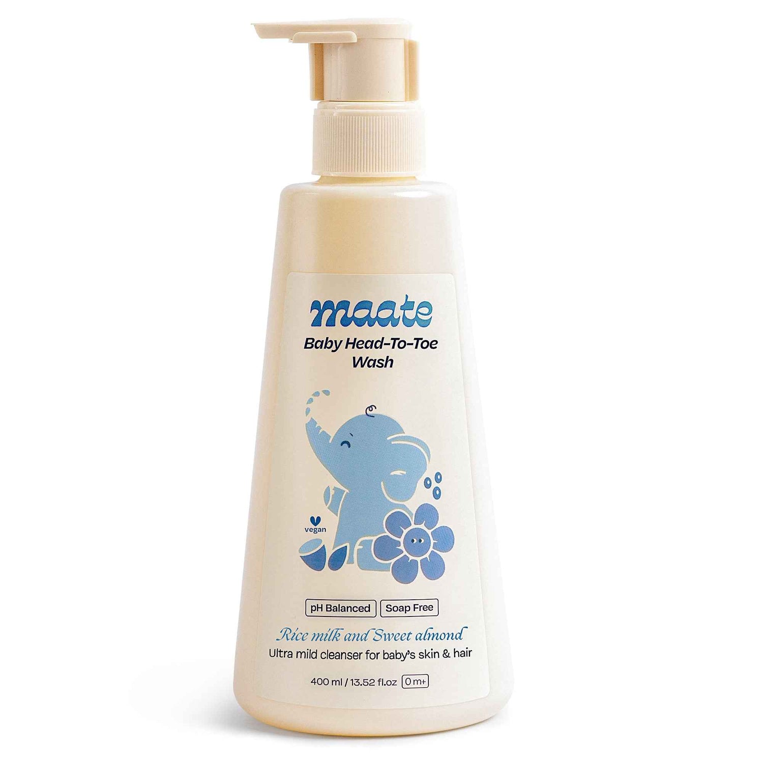 Maate Baby Head to Toe Wash – Tear-Free | pH-Balanced - 400ML