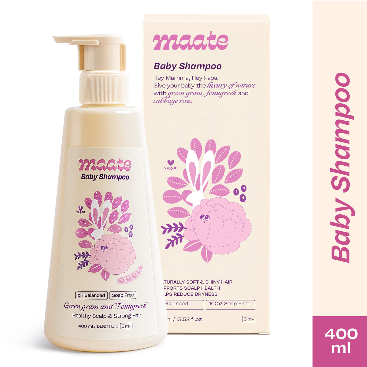 Baby Shampoo 400 Ml &amp; Baby Conditioner 150 Ml Combo