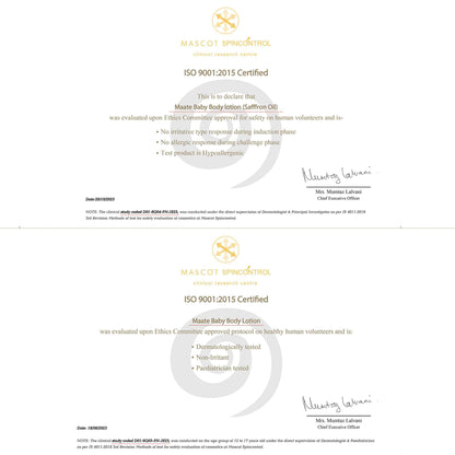 Maate Baby Butter Lotion 50ml- Hypoallergenic | Deep Hydration