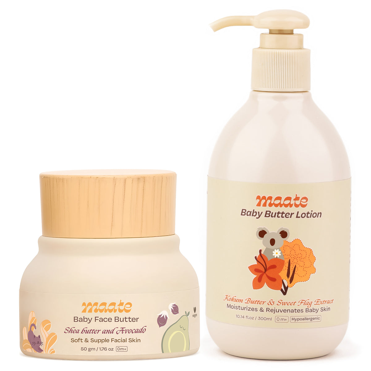 Baby Face Butter 50 Gm &amp; Baby Butter Lotion 300 Ml